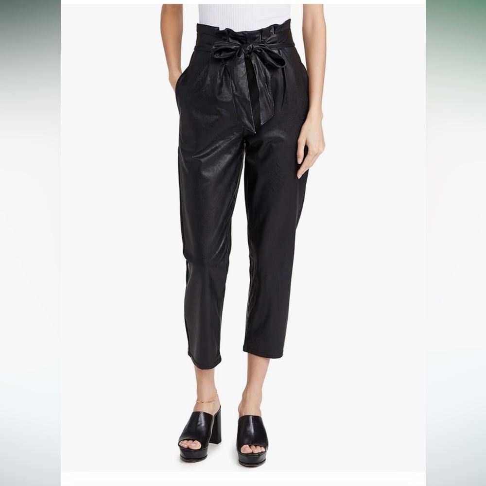 COMMANDO faux leather paper bag pants